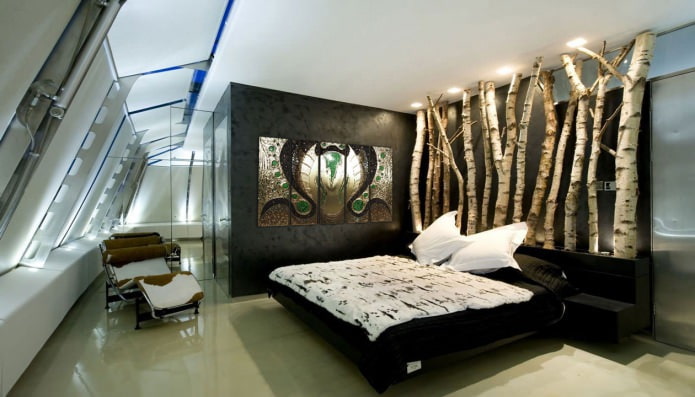 Дизайн спальни в эко-стиле