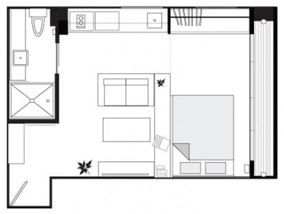планировки квартиры 18 кв м