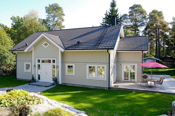 дачный домик в скандинавской стилистике