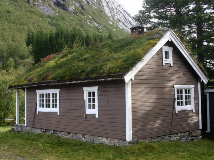 отделка крыши дома в скандинавской стилистике