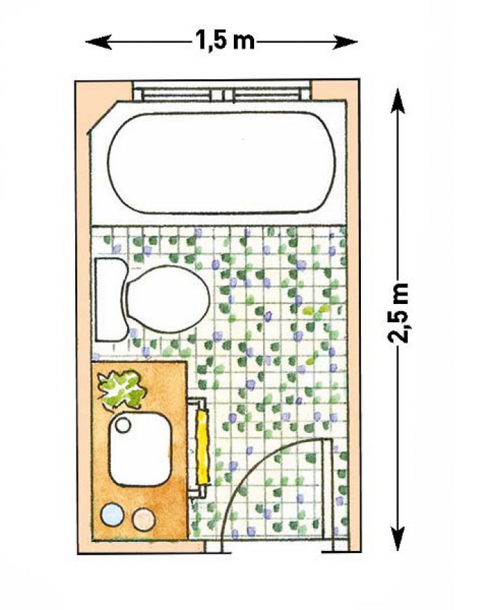 Планировки Ванной Комнаты Небольшой Площади