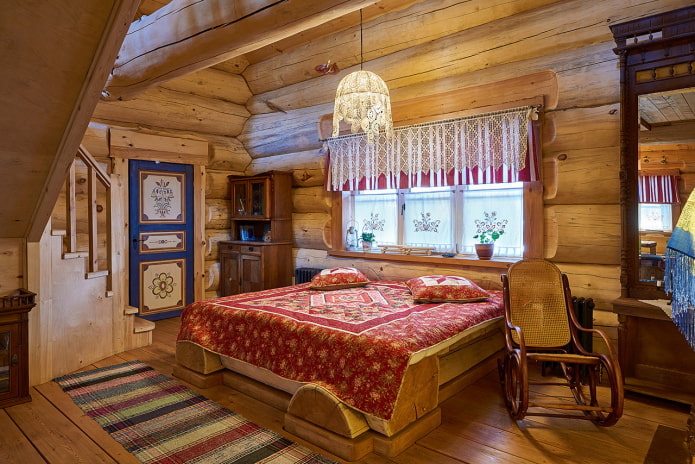 спальня в русском стиле