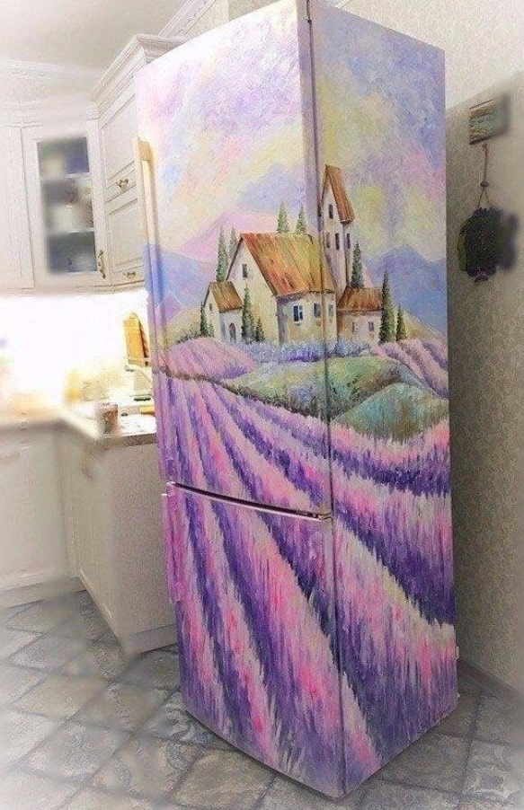 роспись холодильника