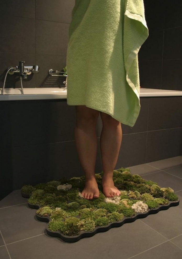 необычный коврик в ванную