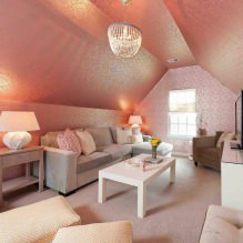 Дизайн гостиной в розовых тонах: 50 фото примеров-12