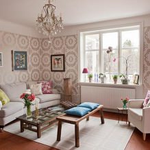 Дизайн гостиной в розовых тонах: 50 фото примеров-14