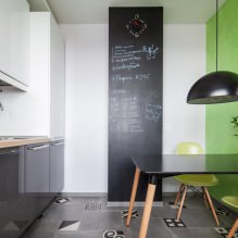 Дизайн кухни с зелеными обоями: 55 современных фото в интерьере-5