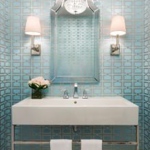Обои для ванной комнаты: плюсы и минусы, виды, дизайн, 70 фото в интерьере-5