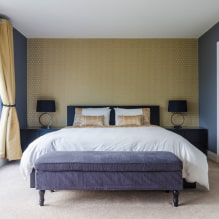 Дизайн комнаты с золотыми шторами: выбор ткани, сочетания, виды штор, 70 фото -9