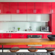 Красный цвет в интерьере: значение, сочетание, стили, отделка, мебель (80 фото)-8