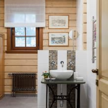 Дизайн ванной на мансарде: особенности отделки, цвет, стиль, выбор штор, 65 фото-13