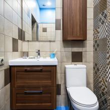 Интерьер туалета маленького размера: особенности, дизайн, цвет, стиль, 100+ фото-15
