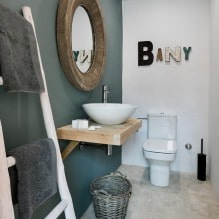 Интерьер туалета маленького размера: особенности, дизайн, цвет, стиль, 100+ фото-8