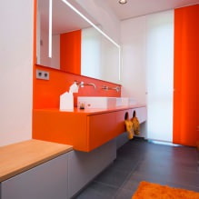 Оранжевый цвет в интерьере: значение, особенности оформления, стили, 60 фото-12