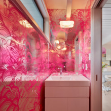 Розовый интерьер комнаты: сочетание, выбор стиля, отделки, мебели, штор и декора-7