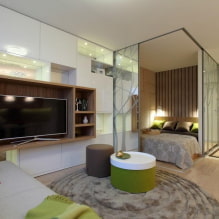 Дизайн квартиры-студии 30 кв. м. – фото интерьера, идеи расстановки мебели, освещение-2