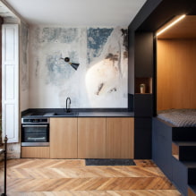 Дизайн маленькой квартиры-студии 18 кв. м. – фото интерьера, идеи обустройства-5