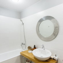 Белая ванная комната: дизайн, сочетания, отделка, сантехника, мебель и декор-1