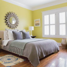 Желтая спальня: особенности оформления, сочетания с другими цветами-4