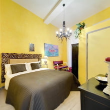 Желтая спальня: особенности оформления, сочетания с другими цветами-5