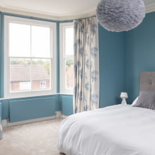 Спальня в голубых тонах: особенности оформления, сочетания цветов, идеи дизайна-1