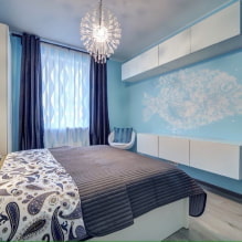 Спальня в голубых тонах: особенности оформления, сочетания цветов, идеи дизайна-4
