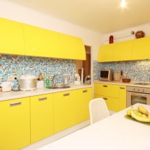Желтая кухня: особенности дизайна, реальные фото примеры, сочетания-3