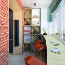 Дизайн кухни совмещенной с балконом: фото в интерьере, идеи обустройства-7