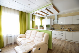 Дизайн кухни-гостиной 20 кв. м. – фото в интерьере, примеры зонирования