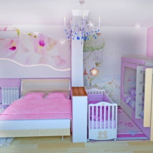 Идеи и советы по оформлению спальни и детской в одной комнате-5