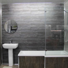 Панели ПВХ для ванной комнаты: плюсы и минусы, особенности выбора, дизайн-2