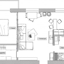 Дизайн интерьера квартиры-студии 47 кв. м.-19