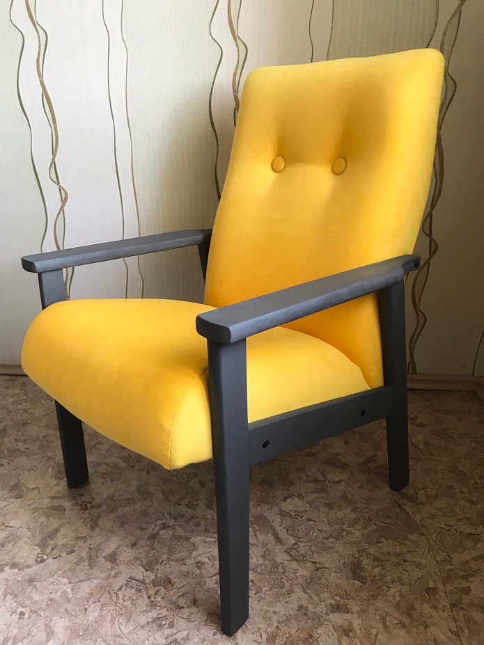 Кресло после переделки