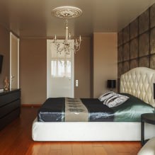 Дизайн стен в спальне: выбор цвета, варианты отделки, 130 фото в интерьере-8