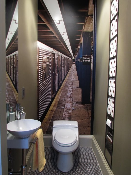 фотообои расширяющие туалет
