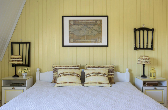интерьер желтой спальни интерьер желтой спальни