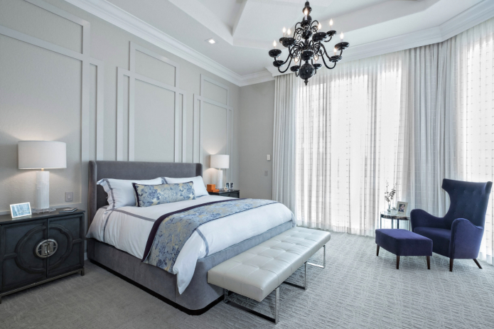 интерьер серой спальни интерьер серой спальни