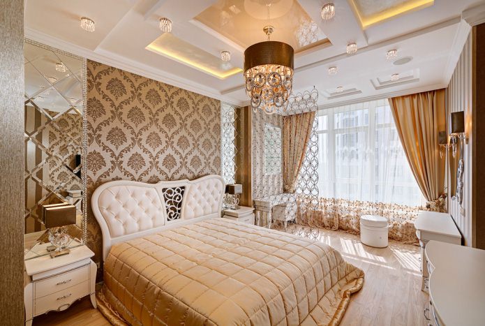 интерьер спальни в стиле классика