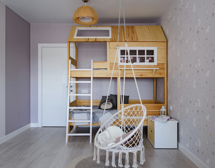 подвесное кресло в детской