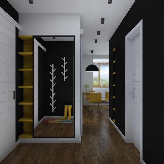 Дизайн маленькой прихожей в однокомнатной квартире