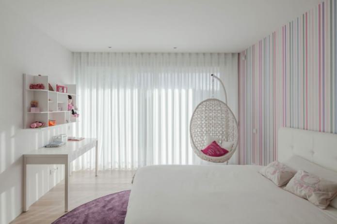 современный дизайн спальни для девушки