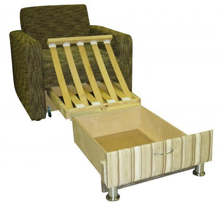 Кресло-кровать с выкатным механизмом