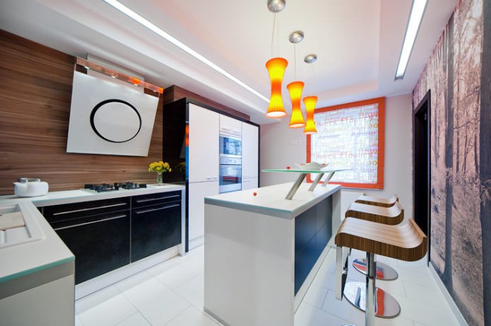Дизайн кухни с барной стойкой: 60 современных фото в интерьере - 14