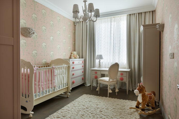 Необычный дизайн детской комнаты для девочки