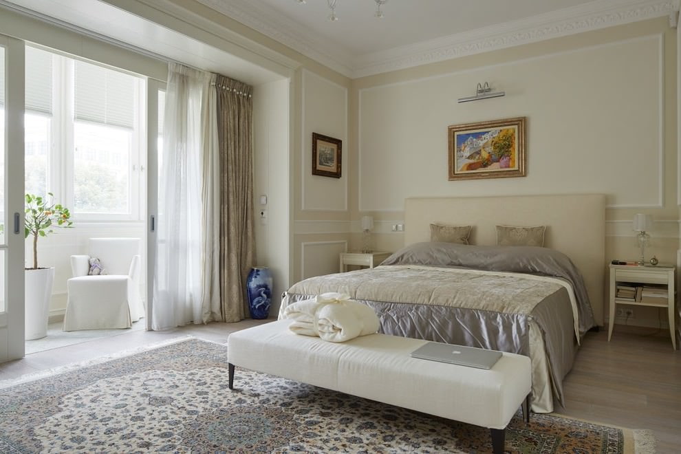 Дизайн спальни в белых тонах: 10 примеров, где цвет выполняет разные функции