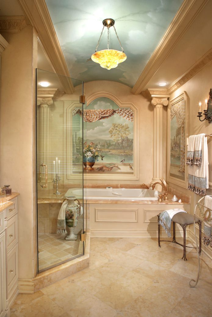 фреска в ванной