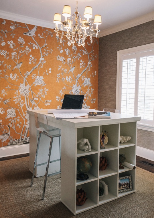 оранжевые обои