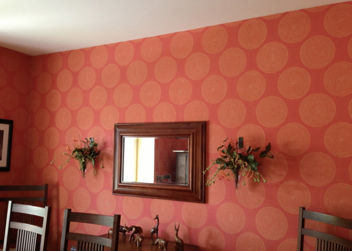 оранжевые обои