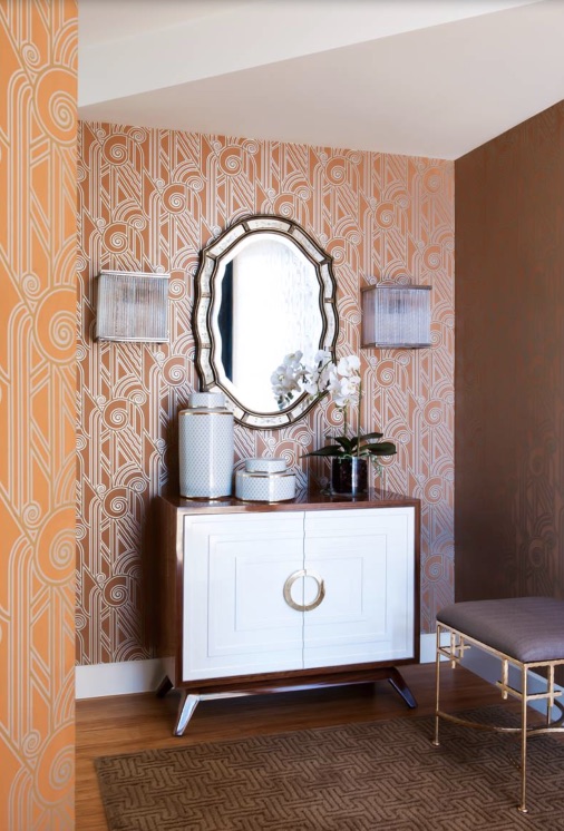 оранжевая прихожая