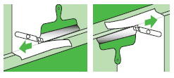 обрезка лишних обоев металлическим шпателем